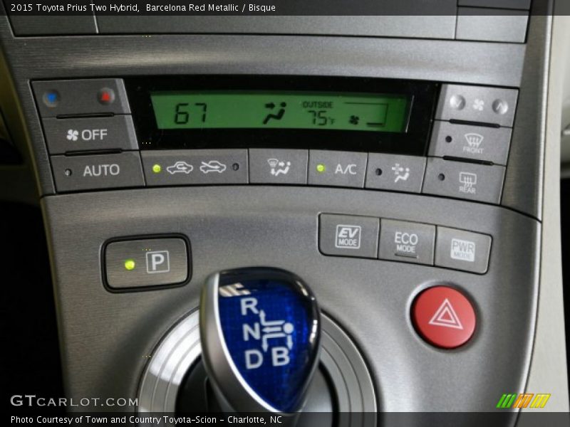 Barcelona Red Metallic / Bisque 2015 Toyota Prius Two Hybrid