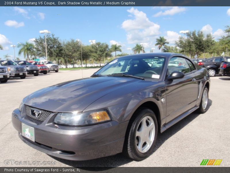 Dark Shadow Grey Metallic / Medium Graphite 2004 Ford Mustang V6 Coupe
