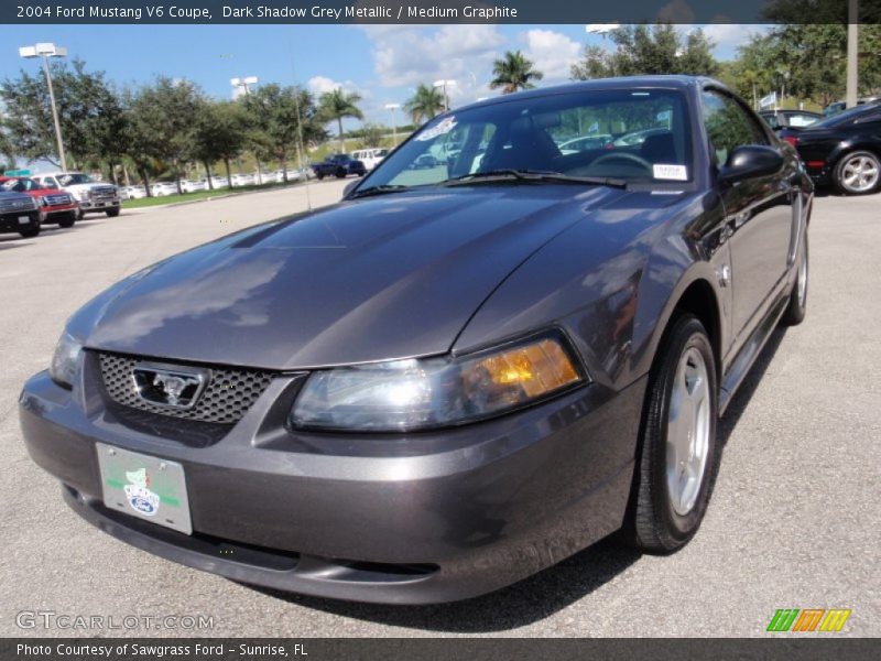 Dark Shadow Grey Metallic / Medium Graphite 2004 Ford Mustang V6 Coupe
