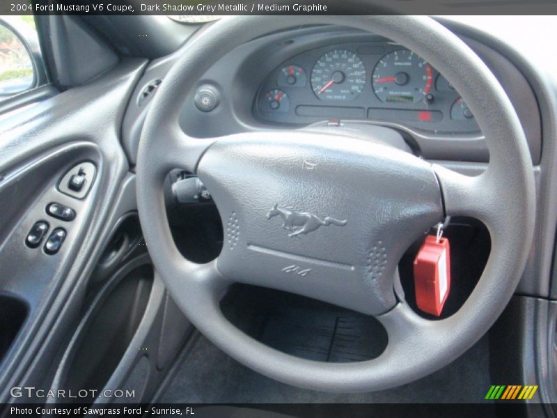 Dark Shadow Grey Metallic / Medium Graphite 2004 Ford Mustang V6 Coupe