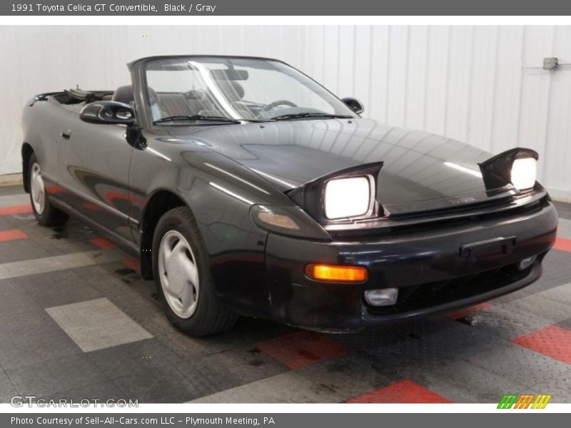 Black / Gray 1991 Toyota Celica GT Convertible