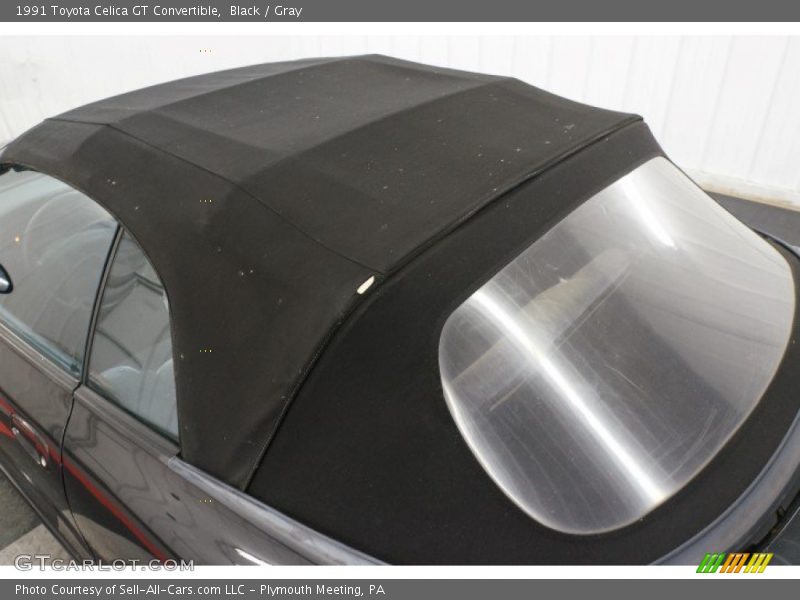 Black / Gray 1991 Toyota Celica GT Convertible