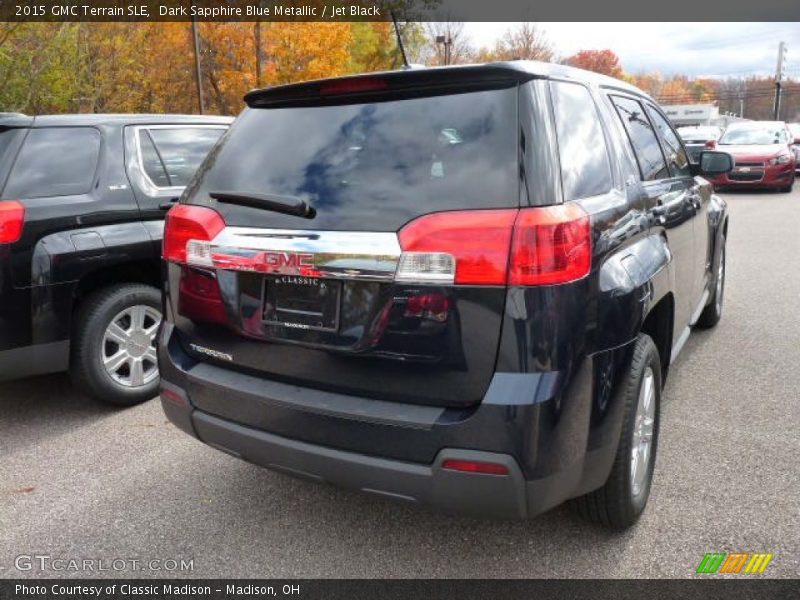 Dark Sapphire Blue Metallic / Jet Black 2015 GMC Terrain SLE