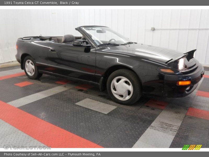 Black / Gray 1991 Toyota Celica GT Convertible