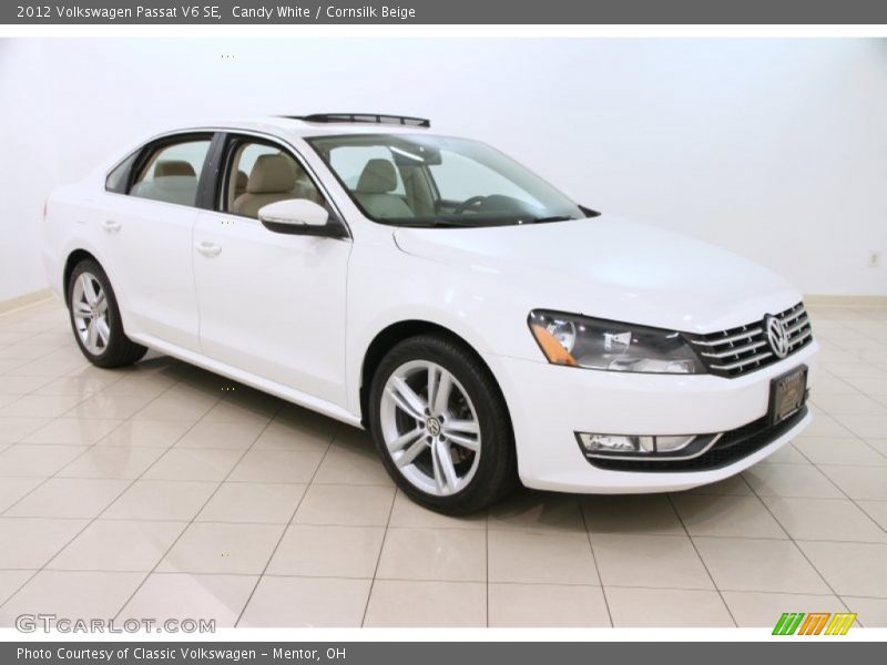 Candy White / Cornsilk Beige 2012 Volkswagen Passat V6 SE