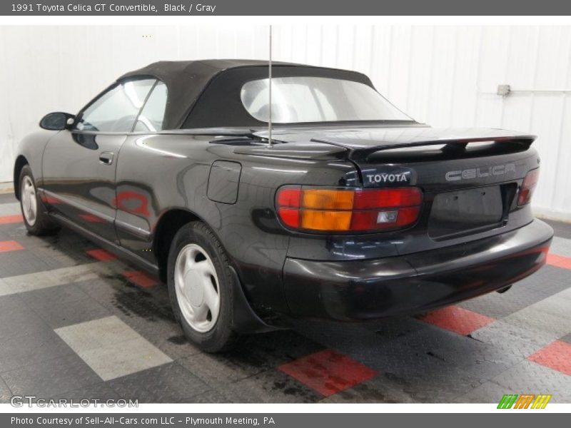 Black / Gray 1991 Toyota Celica GT Convertible