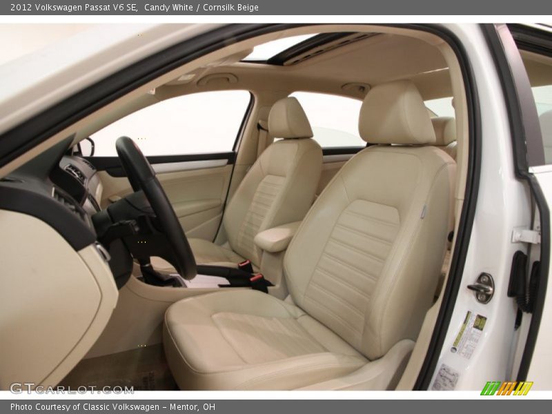 Candy White / Cornsilk Beige 2012 Volkswagen Passat V6 SE