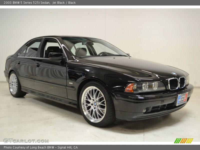 Jet Black / Black 2003 BMW 5 Series 525i Sedan