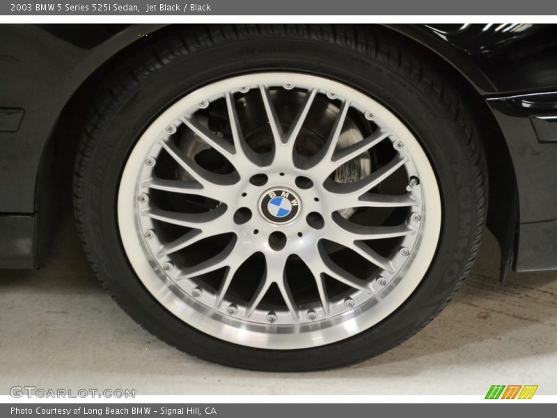 Jet Black / Black 2003 BMW 5 Series 525i Sedan
