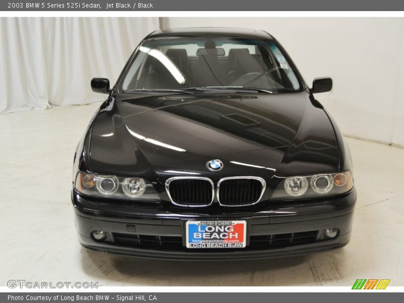 Jet Black / Black 2003 BMW 5 Series 525i Sedan