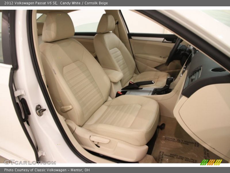 Candy White / Cornsilk Beige 2012 Volkswagen Passat V6 SE