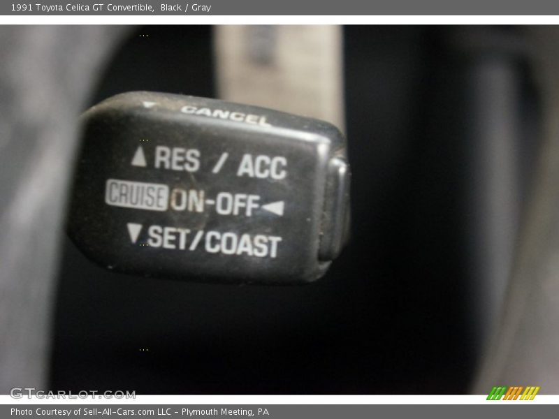Black / Gray 1991 Toyota Celica GT Convertible
