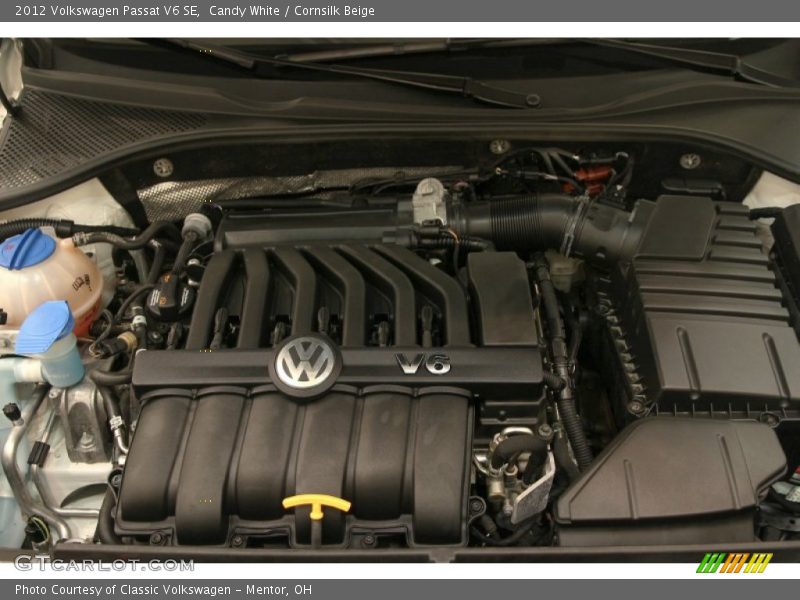 Candy White / Cornsilk Beige 2012 Volkswagen Passat V6 SE