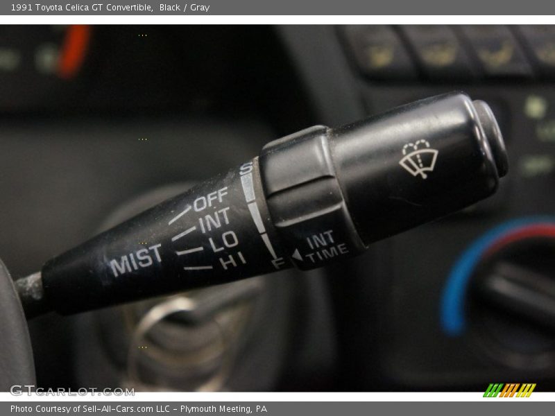 Black / Gray 1991 Toyota Celica GT Convertible
