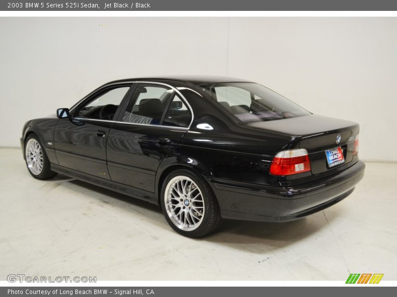 Jet Black / Black 2003 BMW 5 Series 525i Sedan