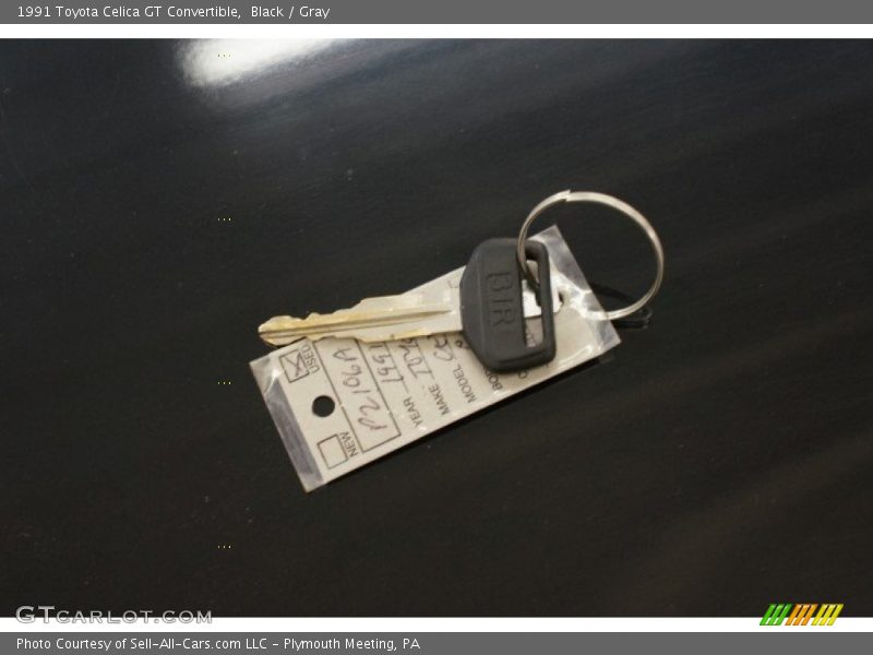 Black / Gray 1991 Toyota Celica GT Convertible