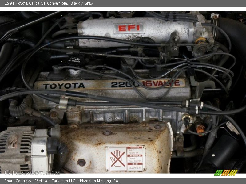 Black / Gray 1991 Toyota Celica GT Convertible