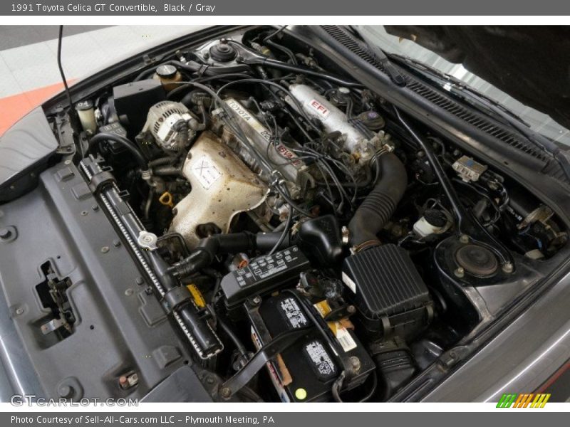 Black / Gray 1991 Toyota Celica GT Convertible