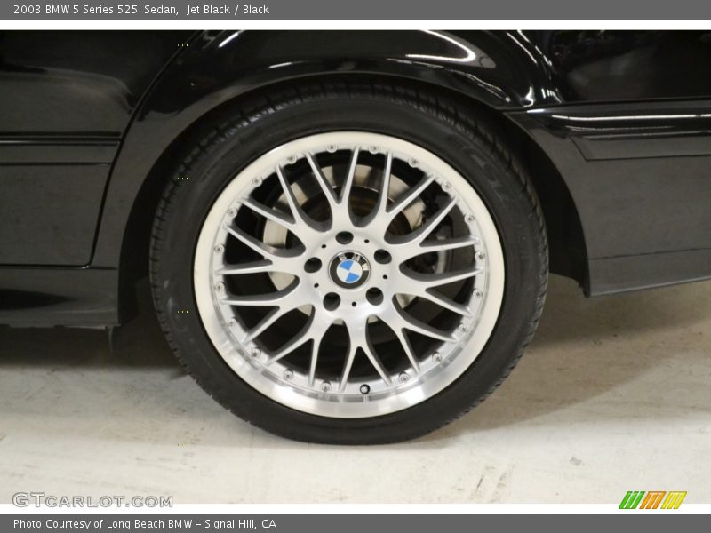 Jet Black / Black 2003 BMW 5 Series 525i Sedan