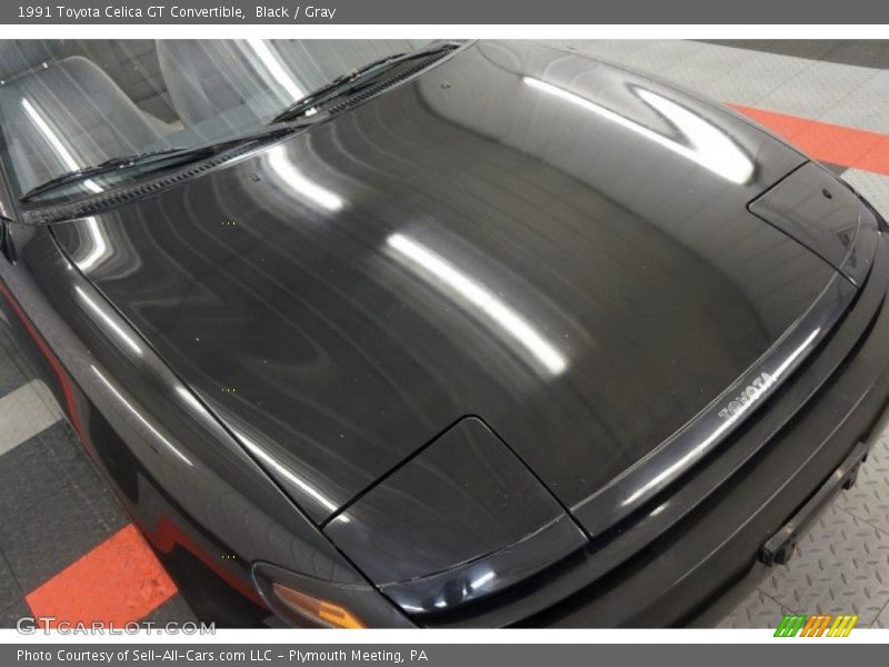 Black / Gray 1991 Toyota Celica GT Convertible