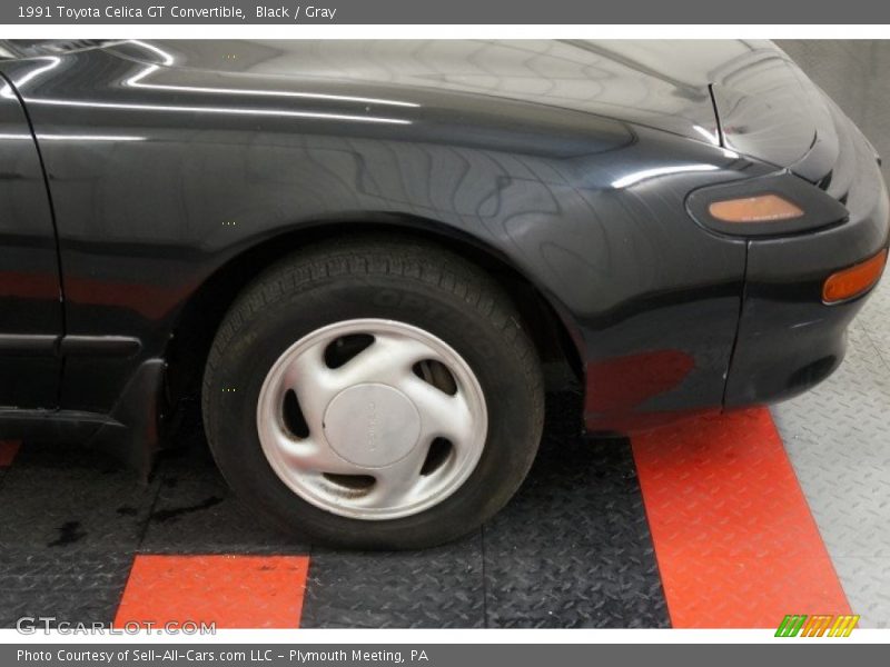 Black / Gray 1991 Toyota Celica GT Convertible