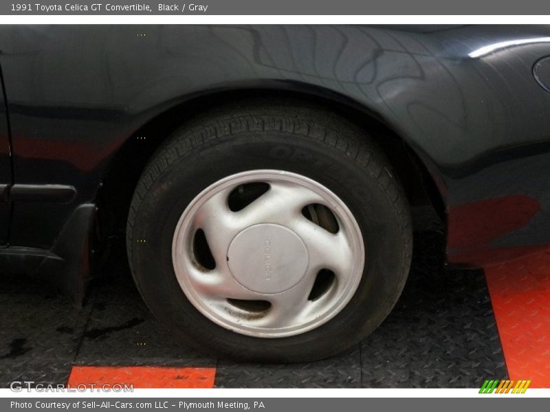 Black / Gray 1991 Toyota Celica GT Convertible