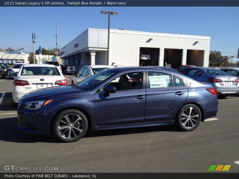 Twilight Blue Metallic / Warm Ivory 2015 Subaru Legacy 3.6R Limited