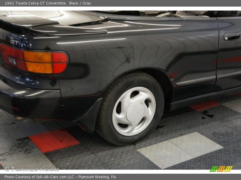 Black / Gray 1991 Toyota Celica GT Convertible