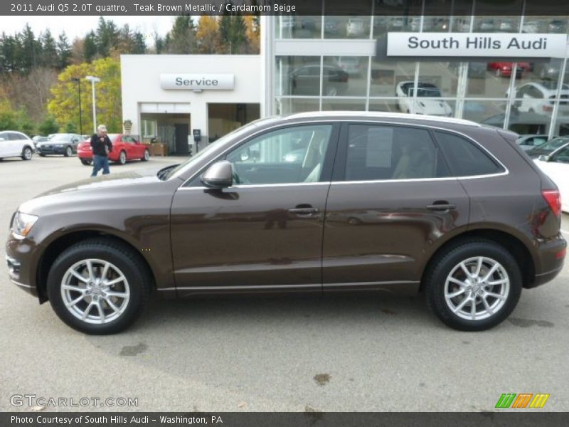 Teak Brown Metallic / Cardamom Beige 2011 Audi Q5 2.0T quattro