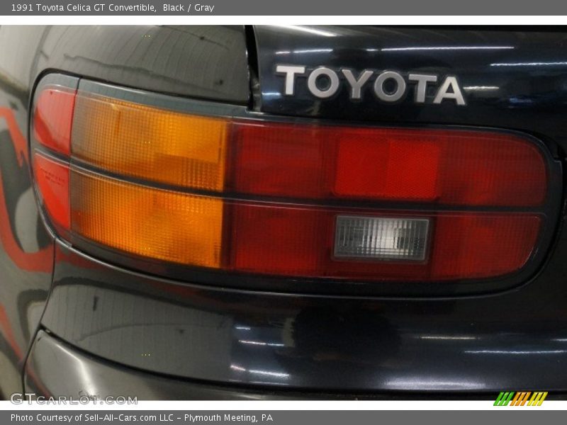 Black / Gray 1991 Toyota Celica GT Convertible