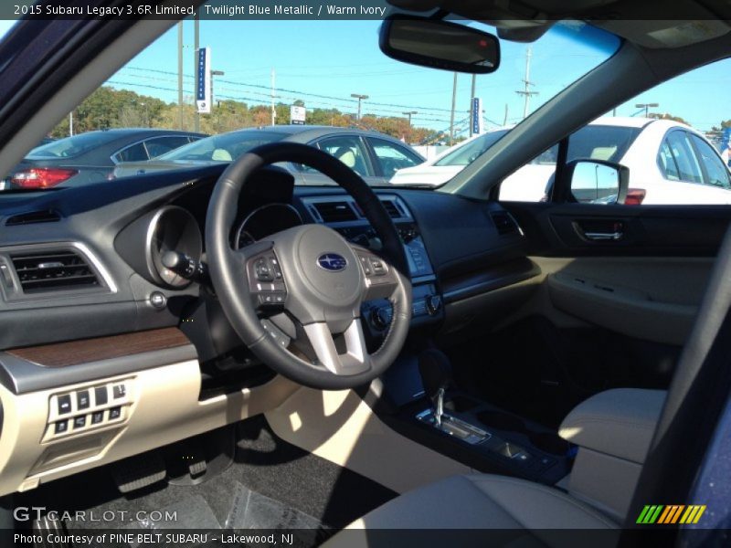 Twilight Blue Metallic / Warm Ivory 2015 Subaru Legacy 3.6R Limited