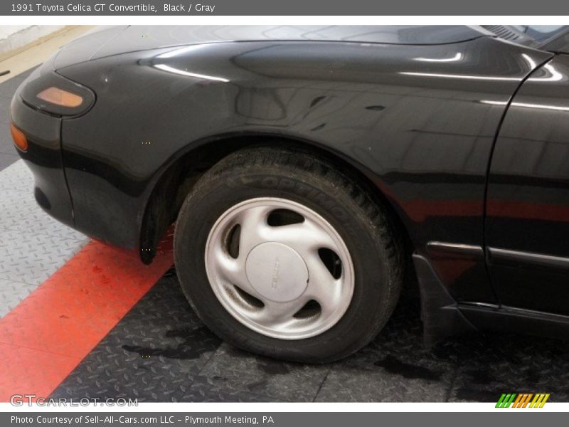 Black / Gray 1991 Toyota Celica GT Convertible