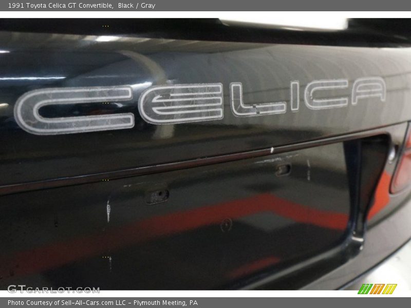 Black / Gray 1991 Toyota Celica GT Convertible