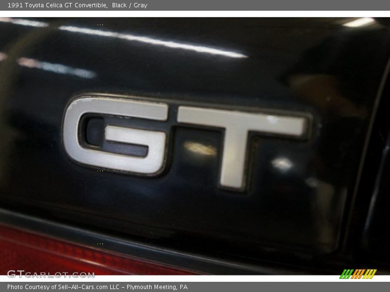Black / Gray 1991 Toyota Celica GT Convertible