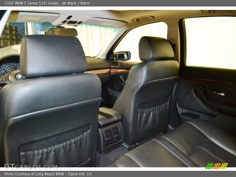 Jet Black / Black 2003 BMW 5 Series 525i Sedan