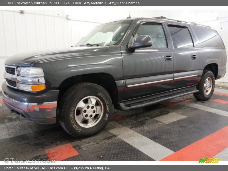 Dark Gray Metallic / Gray/Dark Charcoal 2003 Chevrolet Suburban 1500 LT 4x4