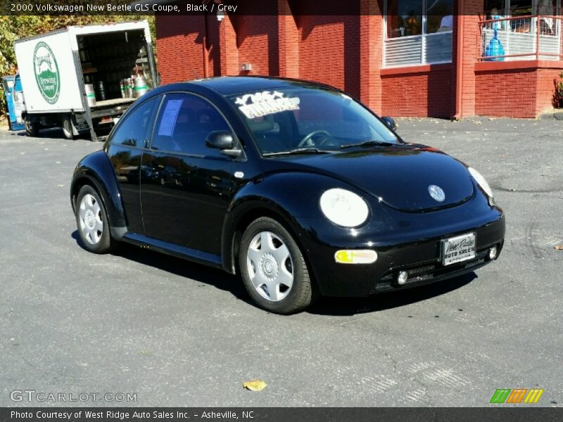 Black / Grey 2000 Volkswagen New Beetle GLS Coupe