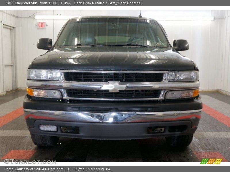 Dark Gray Metallic / Gray/Dark Charcoal 2003 Chevrolet Suburban 1500 LT 4x4