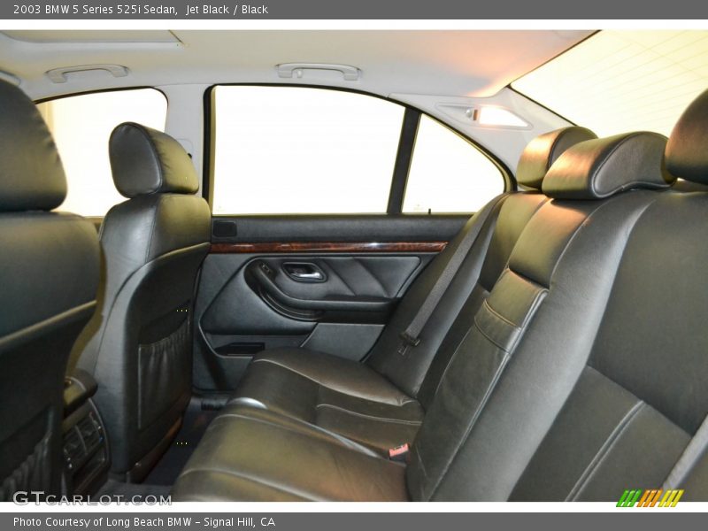 Jet Black / Black 2003 BMW 5 Series 525i Sedan