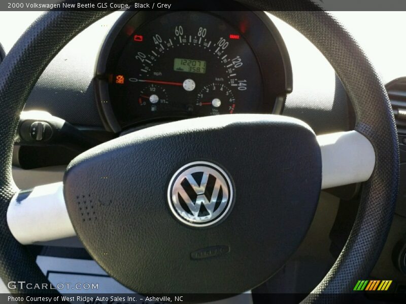 Black / Grey 2000 Volkswagen New Beetle GLS Coupe