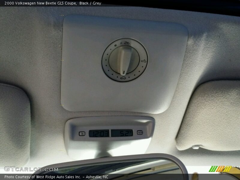 Black / Grey 2000 Volkswagen New Beetle GLS Coupe