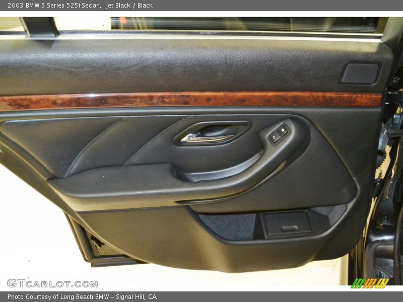 Jet Black / Black 2003 BMW 5 Series 525i Sedan