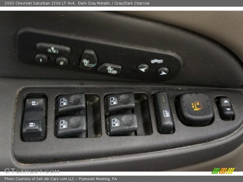 Dark Gray Metallic / Gray/Dark Charcoal 2003 Chevrolet Suburban 1500 LT 4x4