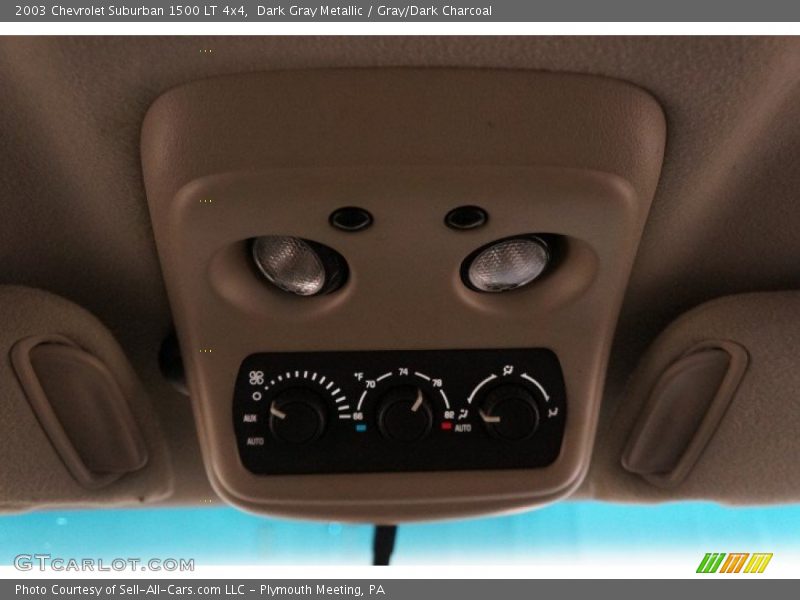 Dark Gray Metallic / Gray/Dark Charcoal 2003 Chevrolet Suburban 1500 LT 4x4