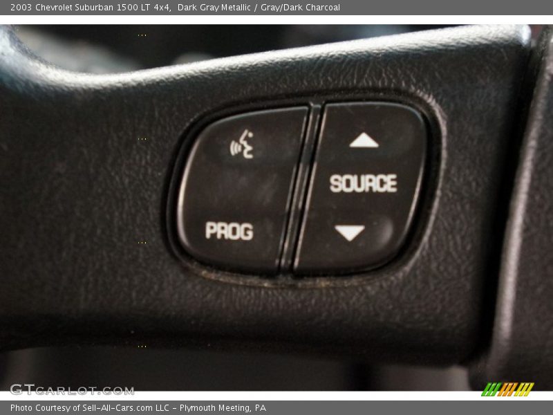 Dark Gray Metallic / Gray/Dark Charcoal 2003 Chevrolet Suburban 1500 LT 4x4