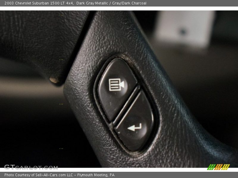 Dark Gray Metallic / Gray/Dark Charcoal 2003 Chevrolet Suburban 1500 LT 4x4