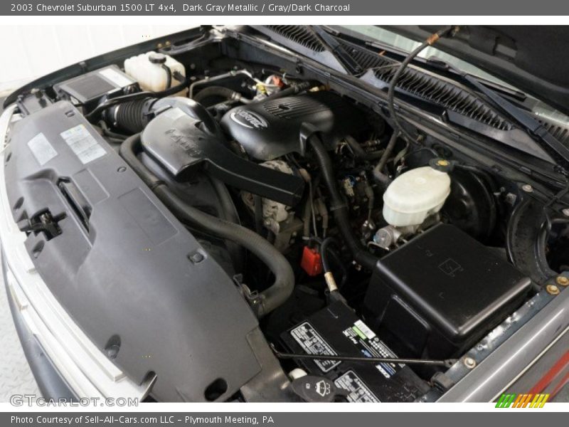 Dark Gray Metallic / Gray/Dark Charcoal 2003 Chevrolet Suburban 1500 LT 4x4