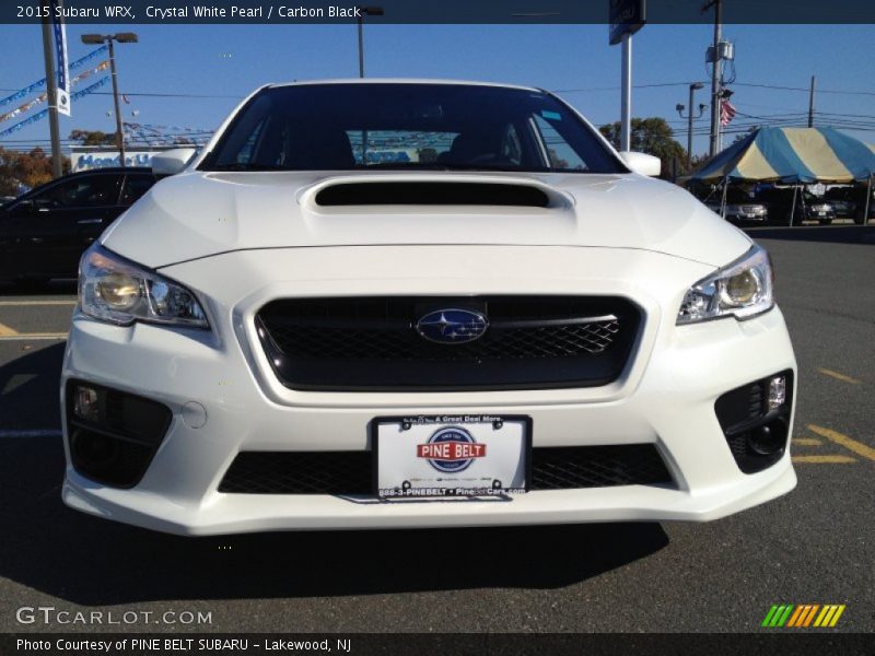Crystal White Pearl / Carbon Black 2015 Subaru WRX