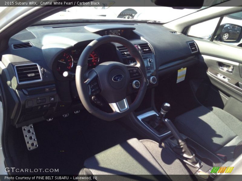 Crystal White Pearl / Carbon Black 2015 Subaru WRX