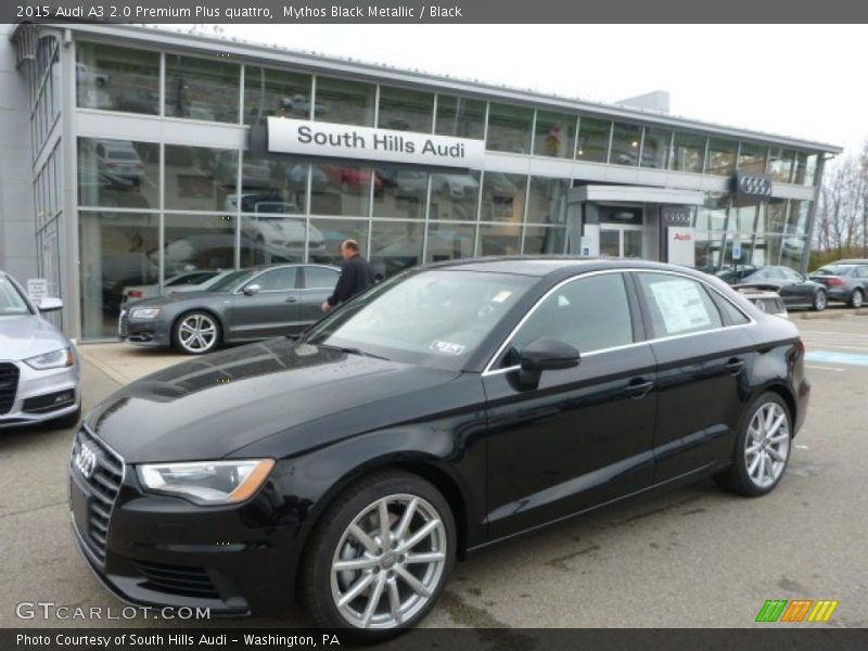 Mythos Black Metallic / Black 2015 Audi A3 2.0 Premium Plus quattro
